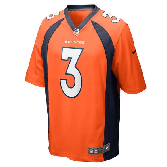 Russell Wilson Denver Broncos Nike Game Jersey - Orange - NEW IN BAG!! - Picture 2 of 4